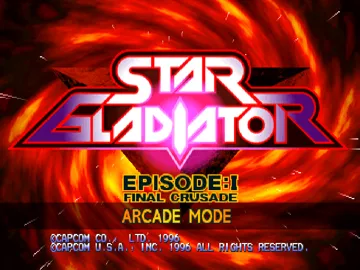 Star Gladiator - Episode 1 - Final Crusade (US) screen shot title